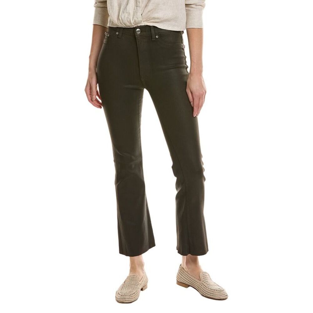 Dl1961 Womens  Bridget Cropped Chocolate Coated Bootcut Jean, Brown